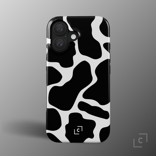 A Cow Says.. (BLACK) phone case