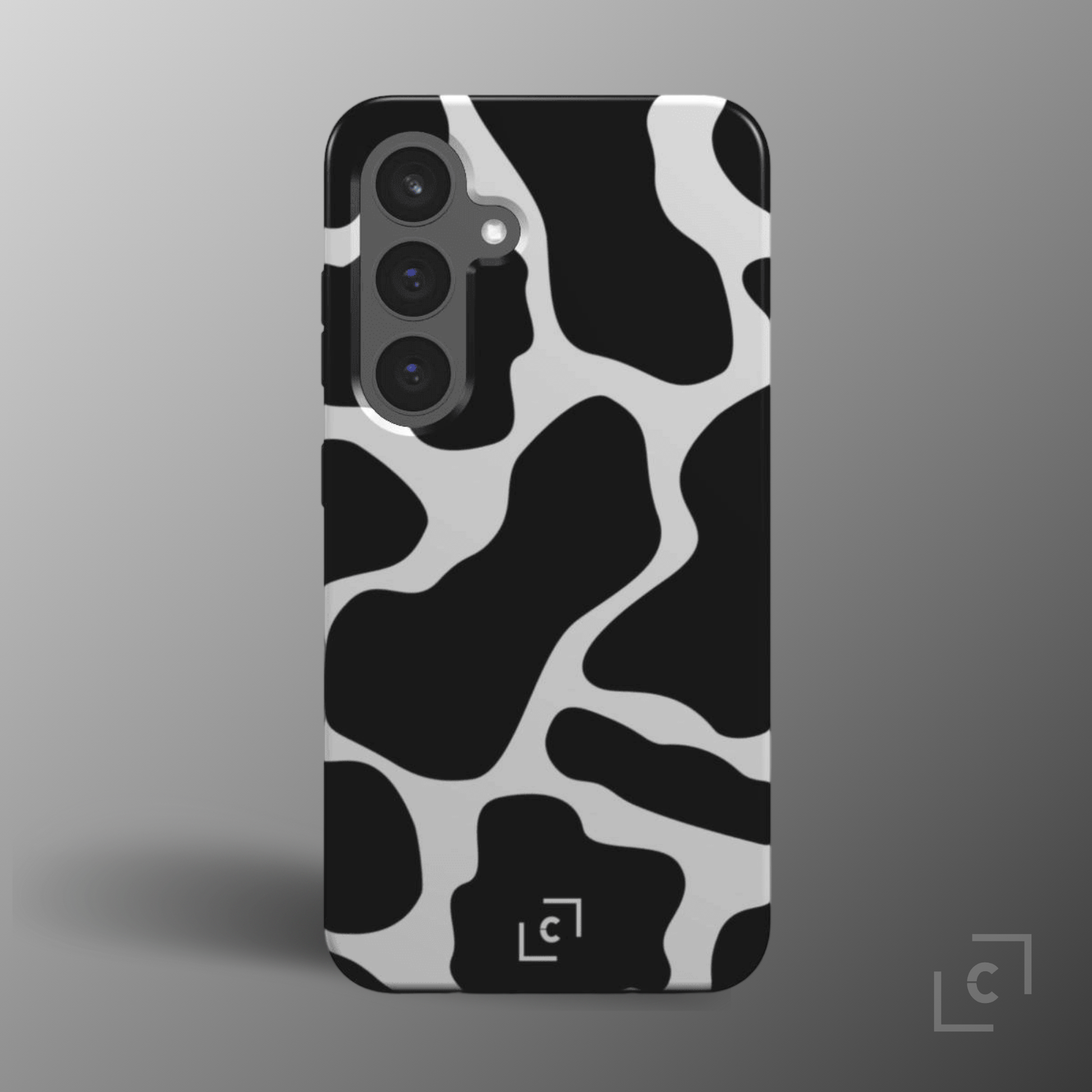 A Cow Says.. (BLACK) phone case